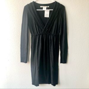 NEW Max Studio Black Long Sleeve Dress